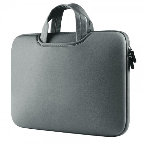 Чехол-сумка с ремнем для ноутбука 15,4" серая