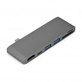 Адаптер Type-C/Type-C, HDMI, 2USB, SD, microSD Адаптер Type-C/Type-C, HDMI, 2USB, SD, microSD