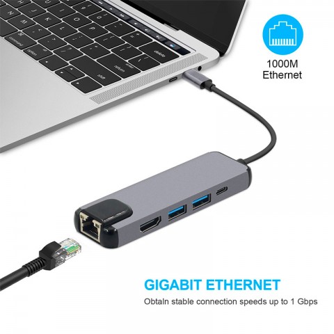 USB Type-C многофункциональный адаптер-7