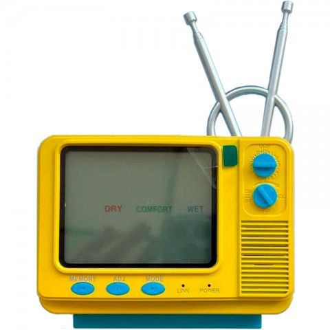 Будильник GV300TH с датчиком температуры в форме старого телевизора