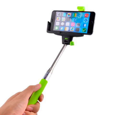 Селфи-монопод KjStar Z07-5 (V2) Original беспроводной, зеленый-1