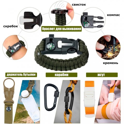 Тактический набор для выживания 16 в 1-3