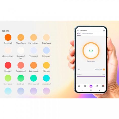 Умная лампочка Яндекс с Алисой-2