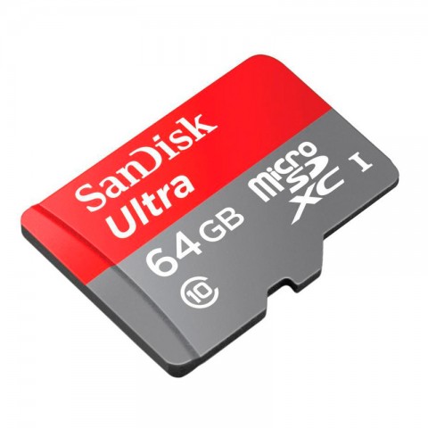 Карта памяти SanDisk Ultra MicroSD 64GB 10 class-1