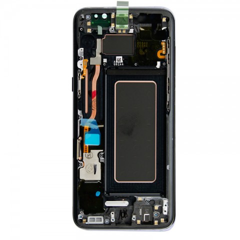Дисплей Samsung S8 G950H в рамке, оригинал, черный