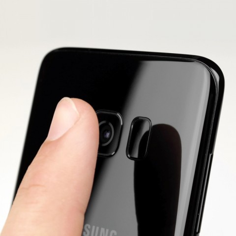 Сканер отпечатка пальцев Samsung S8 G950, черный, оригинал-1