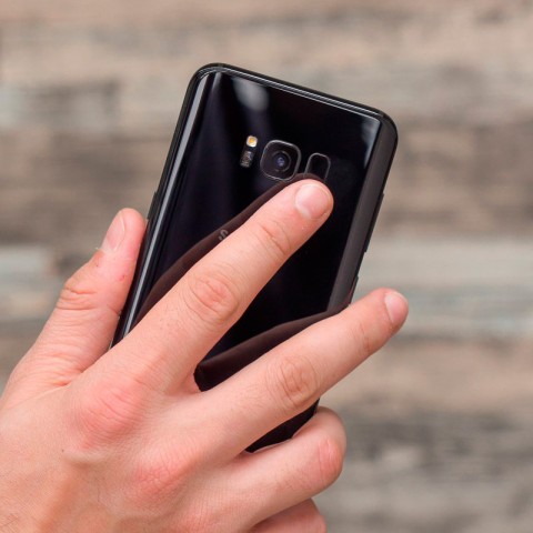 Сканер отпечатка пальцев Samsung S8 G950, черный, оригинал-2