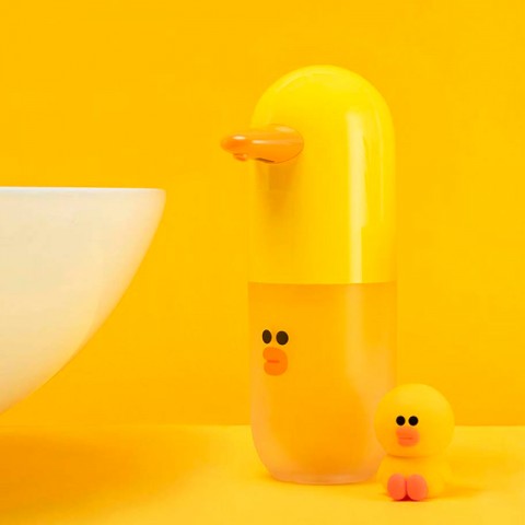 Детская сенсорная мыльница Xiaomi Mijia and Line Friends Automatic Foam Machine Sally Version, Утка (MJXSJ02XW)-2