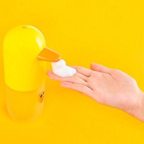 Детская сенсорная мыльница Xiaomi Mijia and Line Friends Automatic Foam Machine Sally Version, Утка (MJXSJ02XW)-3