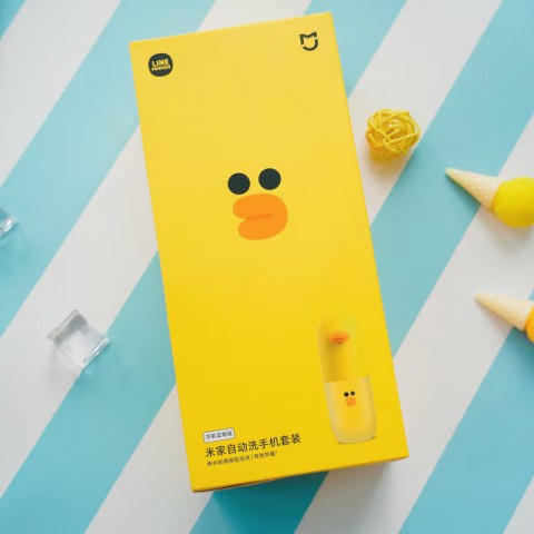 Детская сенсорная мыльница Xiaomi Mijia and Line Friends Automatic Foam Machine Sally Version, Утка (MJXSJ02XW)-4