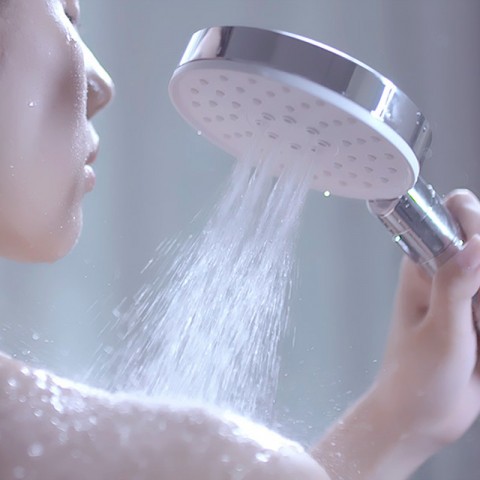 Душевой комплект (лейка+шланг) Xiaomi DIIIB Big White Shower Hose Set, серебристый-6