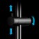 Душевой комплект (лейка+шланг+стойка) Xiaomi DIIIB Blacksmith Shower Hose Lifting Rod Set, черный