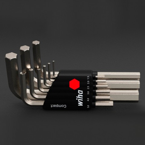 Набор шестигранников Xiaomi Wiha Compact Hex Wrench (9 штук)-1