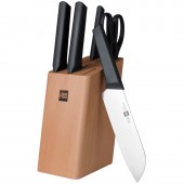 Набор ножей Xiaomi Huo Hou Fire Kitchen Steel Knife Set (6 предметов) Набор ножей Xiaomi Huo Hou Fire Kitchen Steel Knife Set (6 предметов)