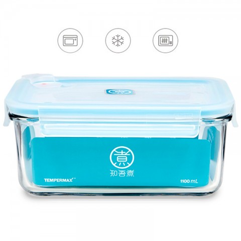 Контейнер пищевой стеклянный Xiaomi Anti-Drop Glass Crisper 1100мл