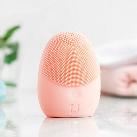 Очиститель для лица Xiaomi Jordan & Judy Sonic Facial Cleansing Brush, розовый-1