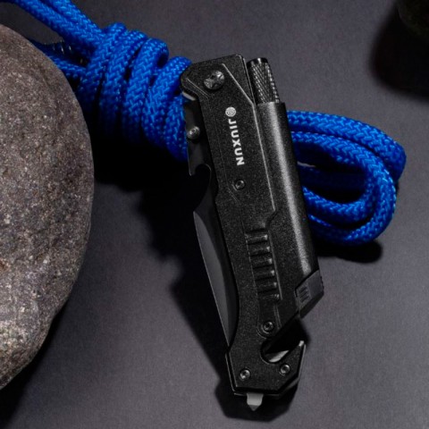 Складной нож Xiaomi Jiuxun Tools Ninety Outdoor Folding Knife 7 in 1, черный-1