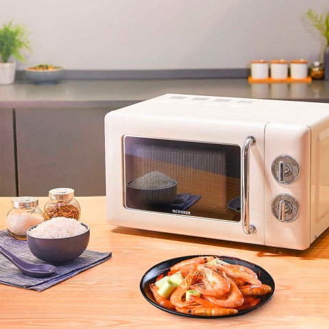 Микроволновая печь Xiaomi Qcooker Retro Microwave (20л)-6