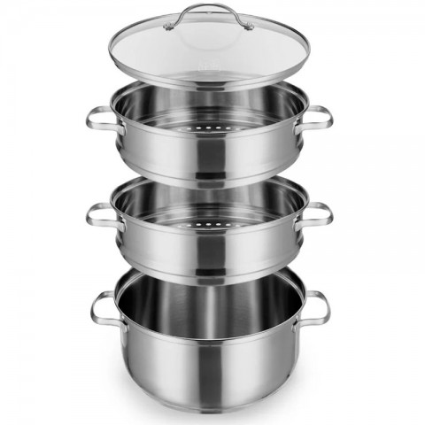 Кастрюля-пароварка Xiaomi One Shinichi Shizhen Delisious Stainless Steel Steamer