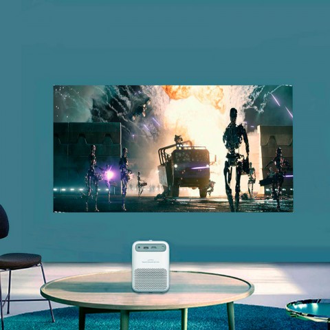 Портативный проектор Xiaomi Wanbo T2 Max Smart Projector, белый-4