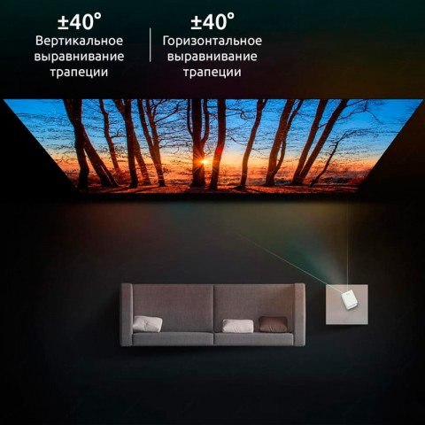 Портативный проектор Xiaomi Wanbo T2 Max Smart Projector, белый-5
