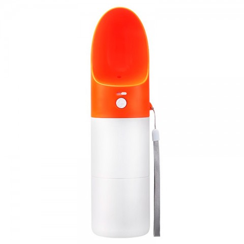 Дорожная поилка для животных Xiaomi Moestar Rocket Portable Pet Cup 430ml, оранжевая