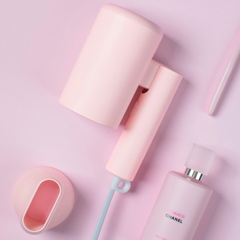 Складной фен для волос Xiaomi Mijia Negative Ion Portable Hair Dryer H100, розовый-2