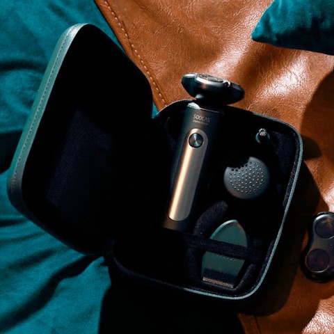 Электробритва Xiaomi Soocas S5, серебристо-зеленая-3