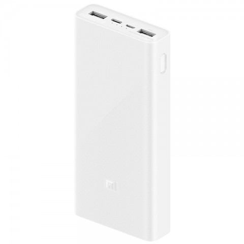 Внешний аккумулятор Xiaomi Mi Power Bank 3 20000 mAh, белый-1