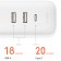 Удлинитель Xiaomi Mi Power Strip 20W 2A1C 1.8m (XMCXB05QMN)