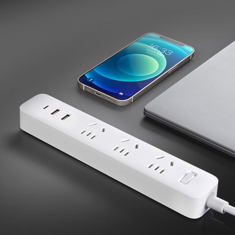 Удлинитель Xiaomi Mi Power Strip 20W 2A1C 1.8m (XMCXB05QMN)-4