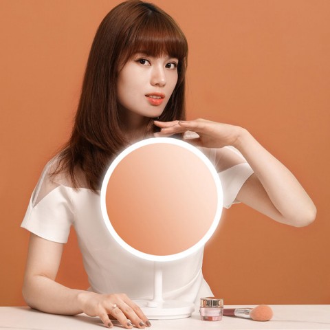 Зеркало для макияжа Xiaomi Jordan & Judy LED Time Makeup Mirror (NV535), с подсветкой-1