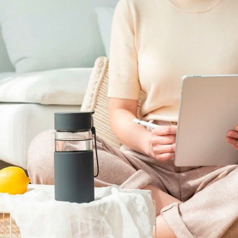 Термокружка Xiaomi Fun Home Light Cup 350ml, серая-2