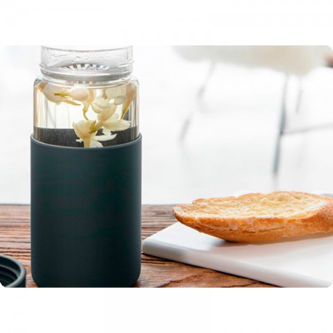 Термокружка Xiaomi Fun Home Light Cup 350ml, серая-1