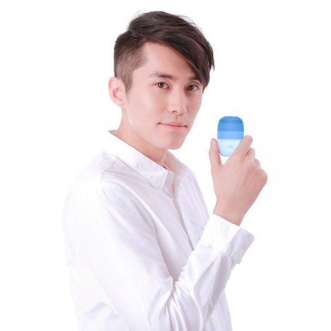 Ультразвуковой массажер для чистки лица Xiaomi inFace Electronic Sonic Pro, синий-1