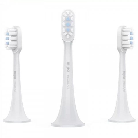 Набор насадок Regular для зубной щетки Xiaomi Mijia Electric Toothbrush T300, T500, T500C (3 штуки)