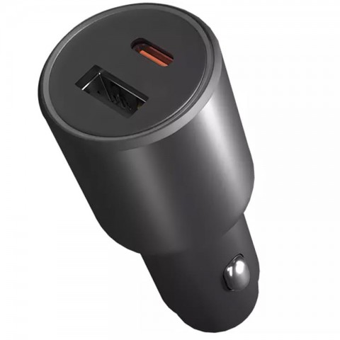 Автомобильное з/у Xiaomi Dual Port Car Charger 1A1C 43W, черная-1