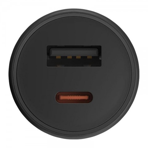 Автомобильное з/у Xiaomi Dual Port Car Charger 1A1C 43W, черная-2