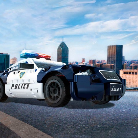 Игрушка-конструктор Xiaomi Onebot Police Car-2