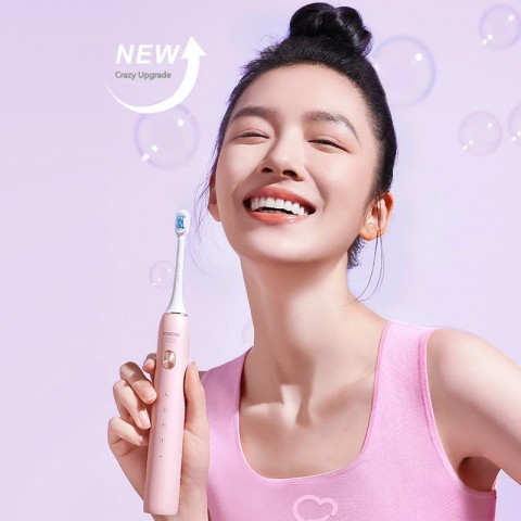 Электрическая зубная щетка Xiaomi Soocas X3S Sonic Electric Toothbrush, розовая-1