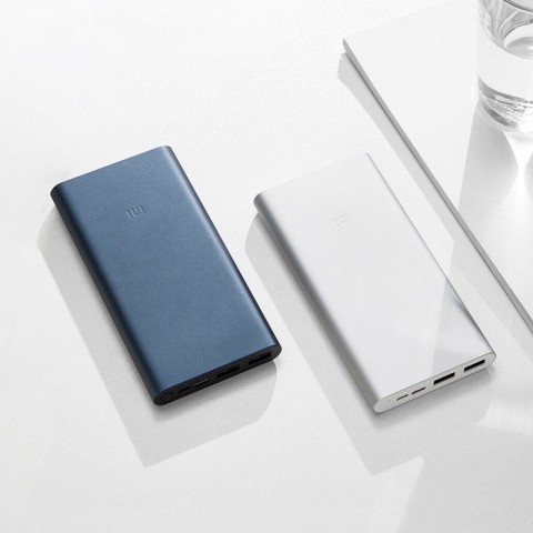 Внешний аккумулятор Xiaomi Power Bank 3 10000 mAh 2xUSB, серебристый-1
