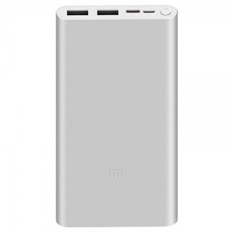 Внешний аккумулятор Xiaomi Power Bank 3 10000 mAh 2xUSB, серебристый
