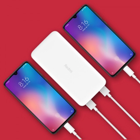 Внешний аккумулятор Xiaomi Redmi Power Bank Fast Charge 10000 mAh, белый-5
