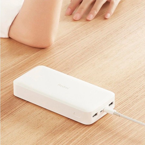 Внешний аккумулятор Xiaomi Redmi Power Bank Fast Charge 10000 mAh, белый-3