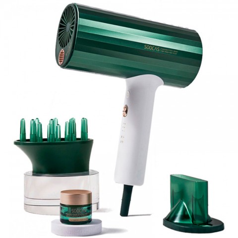 Фен для волос Xiaomi Soocas Dryer Hair Collagen HMH 001, зеленый-4