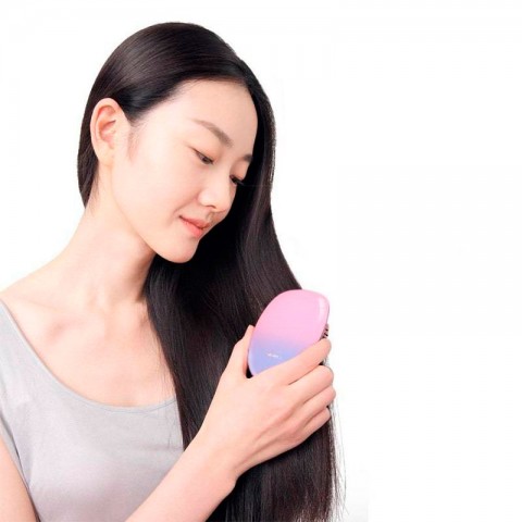 Массажная расческа Xiaomi Yueli Comb, фиолетовая-3