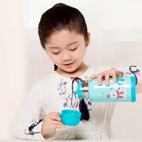 Термос Xiaomi Viomi Children Vacuum Flask 590ml, голубой-3