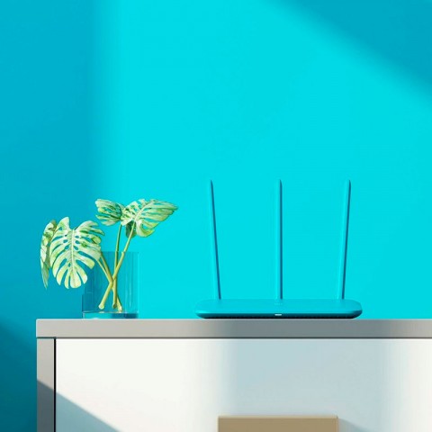 Роутер Xiaomi Mi Wi-Fi 4Q, голубой-6