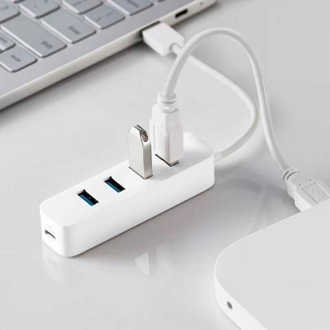 Адаптер Xiaomi USB 3.0/USB-C Splitter-3