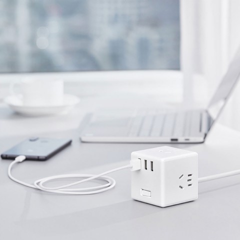 Разветвитель Xiaomi Mijia Rubiks Cube Converter Wired Version-4